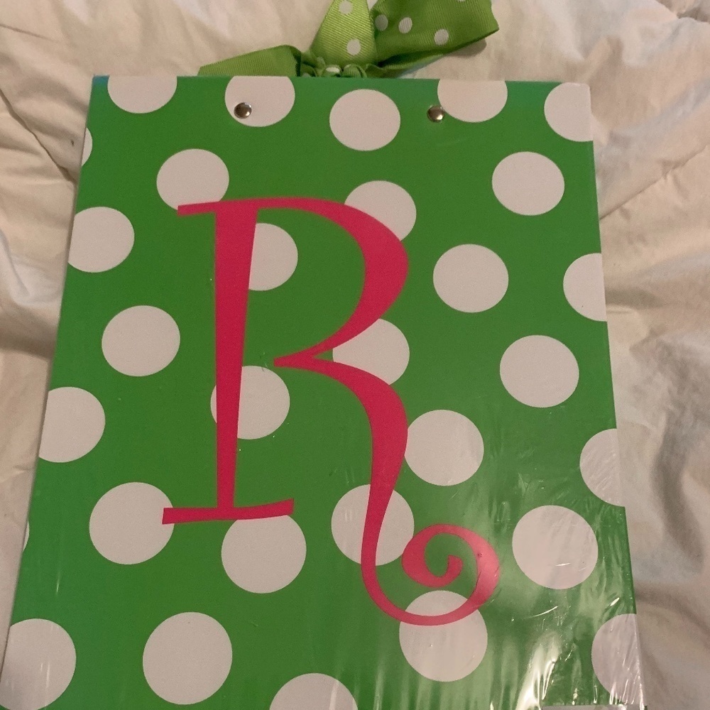 Mainstreet Collection Monogram Clipboard Letter R